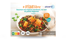 SAUMON TANDOORI/RIZ NOIR