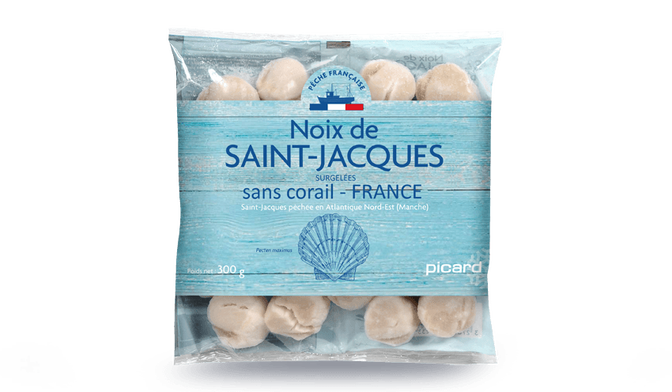 Noix De Saint Jacques France Pecten Sans Corail Surgeles Picard