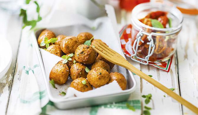Boulettes de poulet à l'italienne