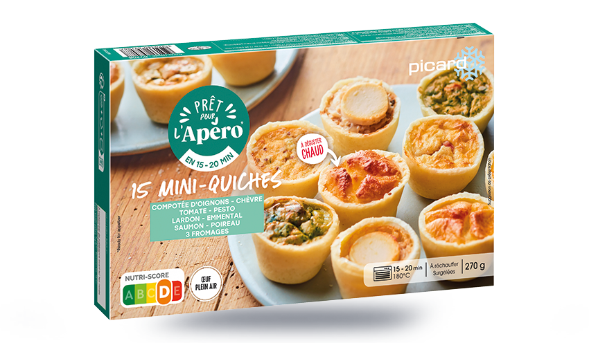 15 mini-quiches