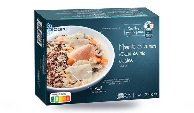 Marmite de la mer et duo de riz cuisin&eacute;