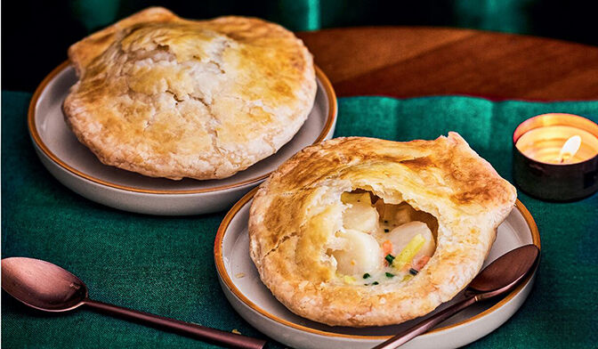 2 coquilles lutées
