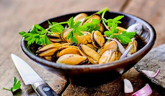 Moules du Pacifique cuites décoquillées ASC