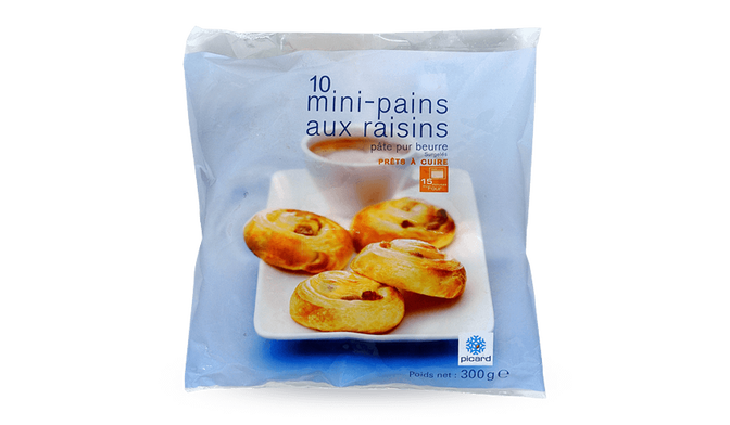 10 mini-pains aux raisins