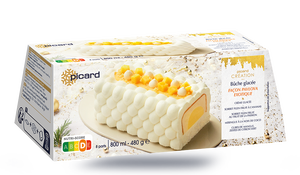 Buche glacée façon pavlova exotique