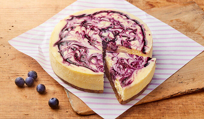 BLUEBERRIES CHEESECAKE