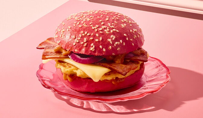 Pink burger bacon végétal La Vie TM à base de soja — vue 3
