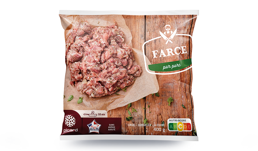 Farce pur porc crue, à cuire — vue 3