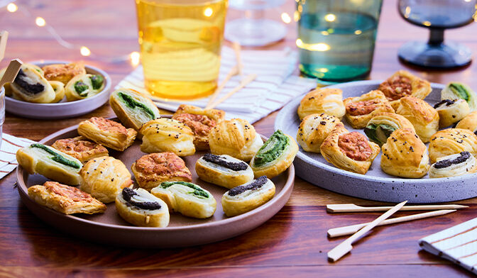 60 mini-feuilletés saveurs du soleil