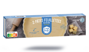 2 pâtes feuilletées pur beurre pré-étalées