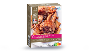 2 CAILLES FARCIES POMMES