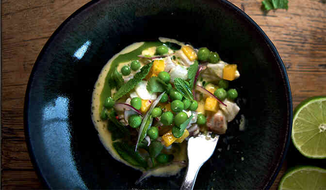 Ceviche aux crevettes