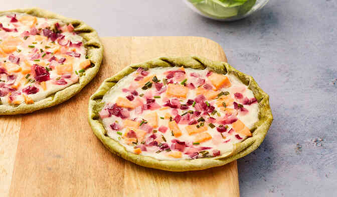 2 TARTES FINES SAUMON