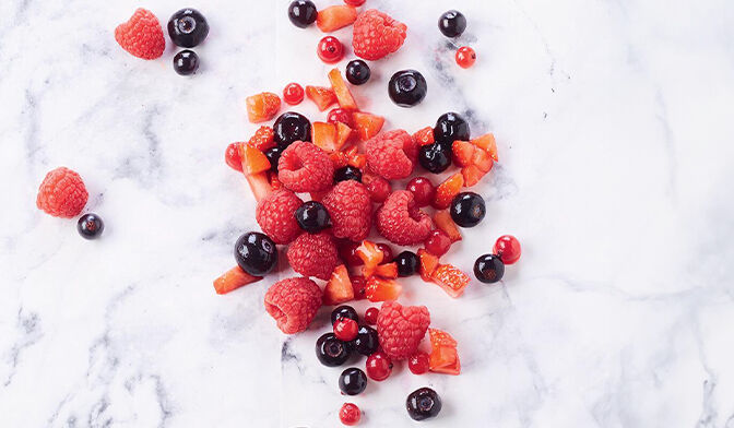 Cocktail de fruits rouges