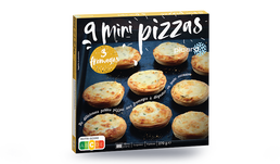 9 MINI PIZZAS 3 FROM.