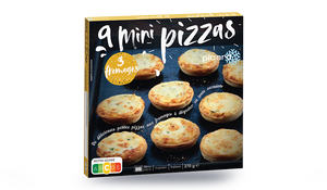 9 MINI PIZZAS 3 FROM.