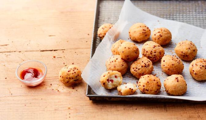 Cream cheese bacon balls