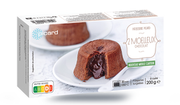 2 MOELLEUX AU CHOCOLAT 2 MOELLEUX AU CHOCOLAT