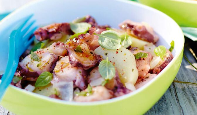 Salade de poulpe