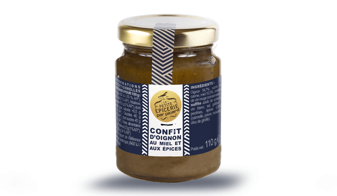 Confit d'oignon au miel et aux épices