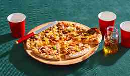 PIZZA BOEUF/MERGUEZ/SALSA