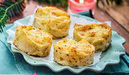 4 mini gratins dauphinois &agrave; la truffe blanche d'&eacute;t&eacute; 1% aromatis&eacute;e