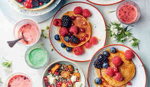 Pancakes courge, patate douce