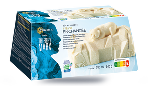 Bûche glacée Neige enchantée