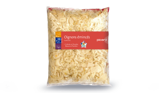 Oignons émincés
