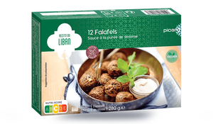 12 falafels, sauce à la purée de sésame