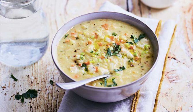 Soupe poireau, pomme de terre