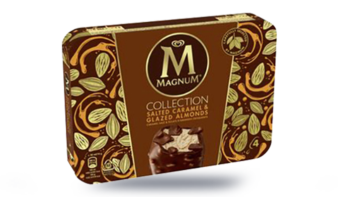 4 magnum salted caramel surgeles picard