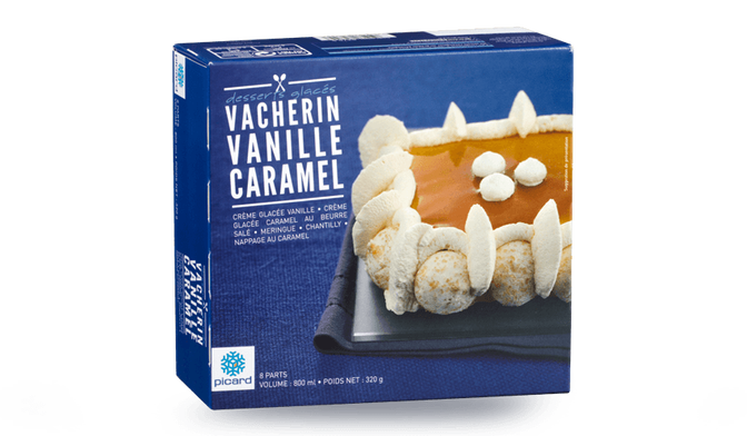 Vacherin vanille-caramel