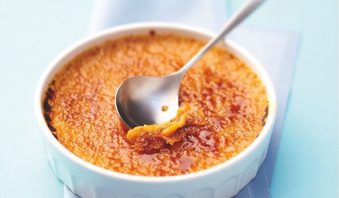 Crème brulée de potiron aux épices