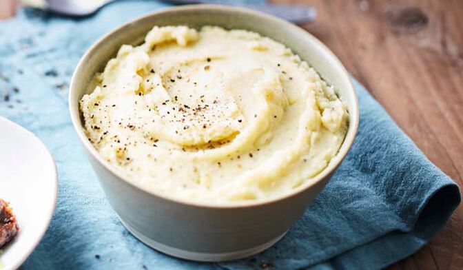 Ecrasé de pomme de terre à la truffe noire 1%
