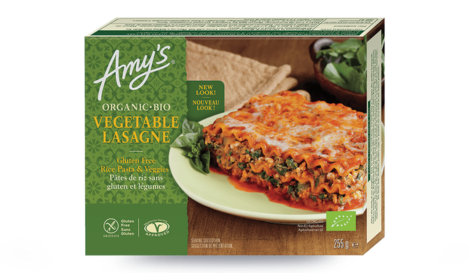 LASAGNE LEGUMES BIO AMY'S