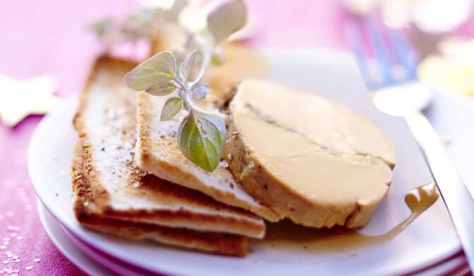 Foie gras menthe-poivre