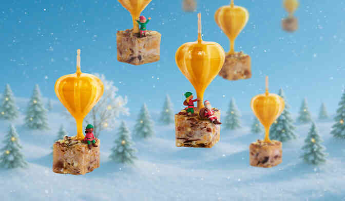 8 MONTGOLFIERES CAJOU