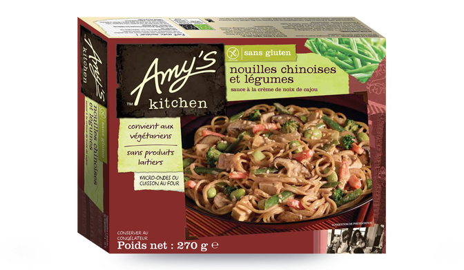Nouilles chinoises et légumes