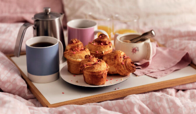 4 BRIOCHES PRALINE ROSE