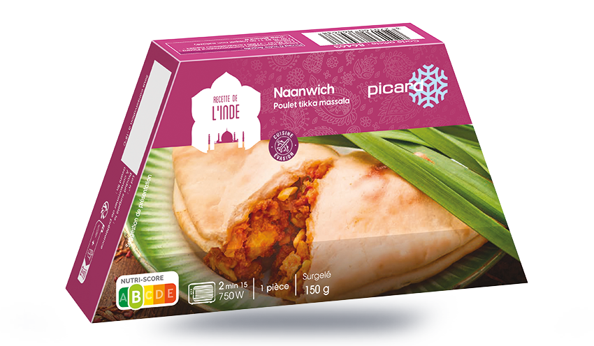Naanwich poulet tikka massala