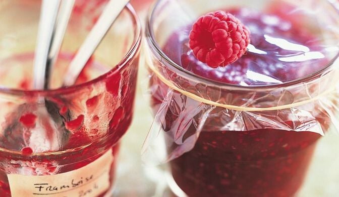Confiture de framboises au piment d'Espelette
