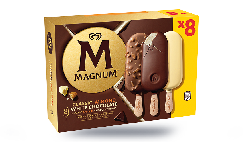 8 Magnum classic, amande et chocolat blanc — vue 3