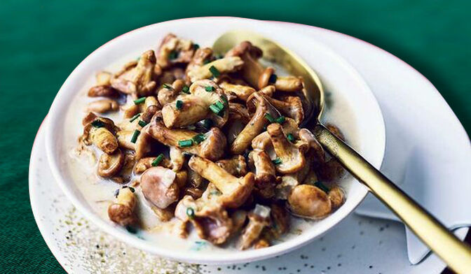 Girolles à la crème
