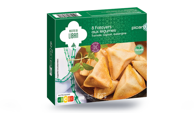 8 fatayers aux l&eacute;gumes