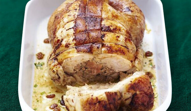 CHAPON FARCI FOIE GRAS