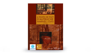 4 pavés de filet d'autruche