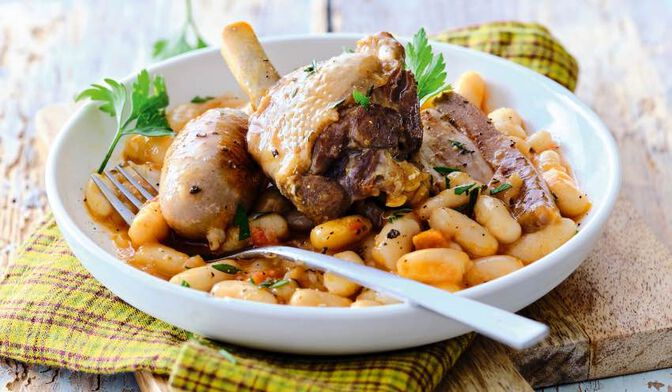 Cassoulet au confit de canard