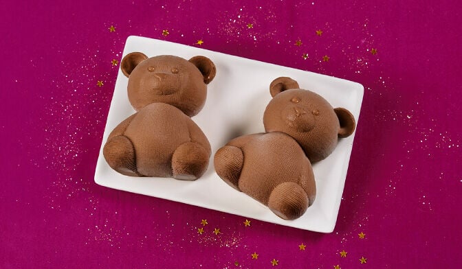 2 oursons glacés chocolat façon guimauve — vue 3