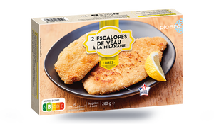 2 escalopes de veau &agrave; la milanaise